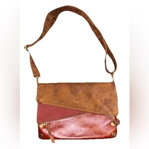 NWOT- Hammitt Dillon Los Angeles Dillon Arches Henna Brown Leather Crossbody Bag